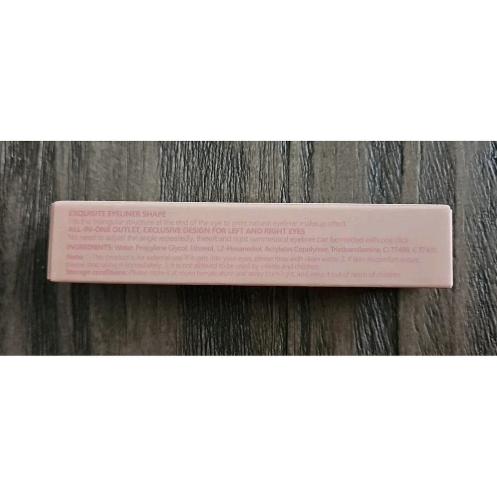 PAGEVINE Rotate The Eyeliner Stamp Pen - Brown - Waterproof - Full Size - NIB